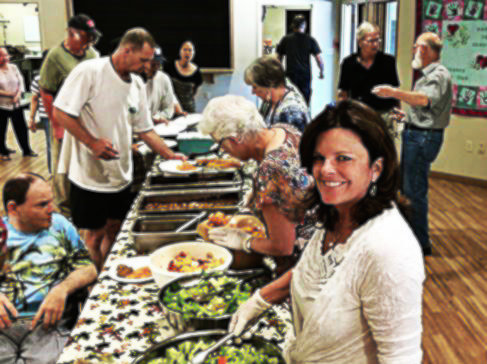 Board Members at Community Supper